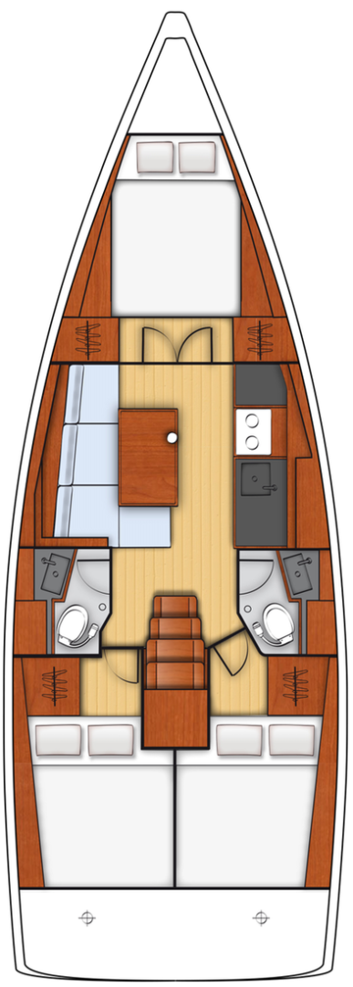 Noleggio Barca a vela a Zaravecchia (Biograd) – Bénéteau Oceanis 38.1