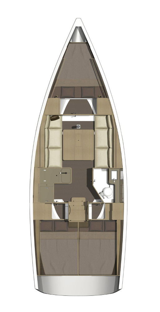 Dufour Dufour 350 Grand Large da affittare a  Isola