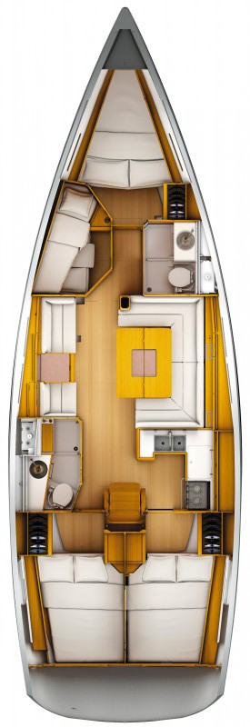 Noleggio barche Jeanneau Sun Odyssey 449 a Lávrio su Samboat