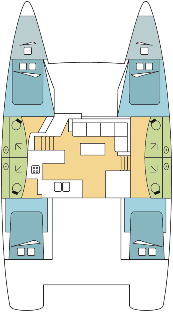 Noleggio a Kos – Fountaine Pajot Elba 45 su SamBoat