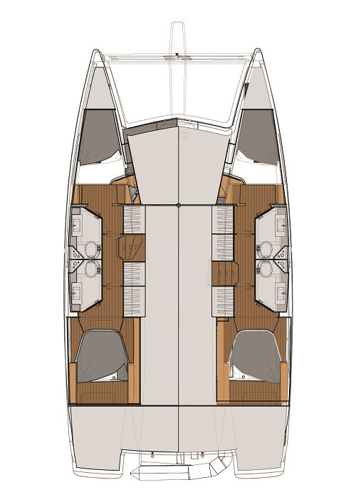 Fountaine Pajot Lucia 40 da affittare a  Lefkáda