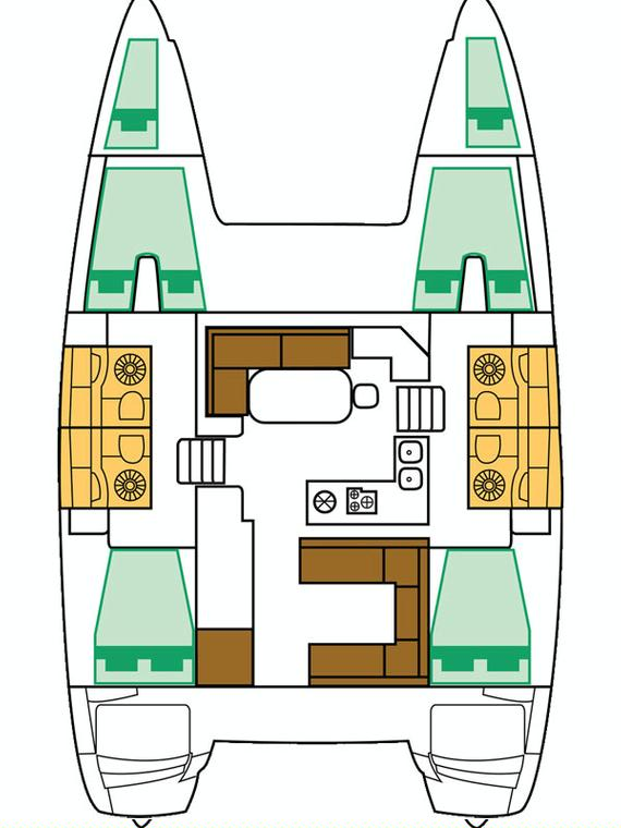 Noleggio a Lefkáda – Lagoon Lagoon 400 S2 su SamBoat