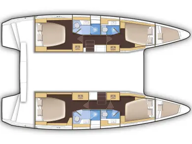 Noleggio Catamarano con o senza skipper Lagoon a Álimos