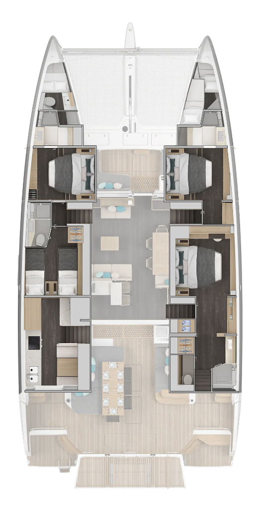 Noleggio Catamarano a Álimos – Lagoon Lagoon 60