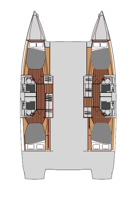 Fountaine Pajot Astrea 42 da affittare a  Zara