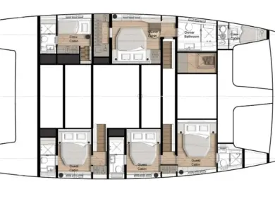 Noleggiare una Sunreef Sunreef 60 a Lefkáda