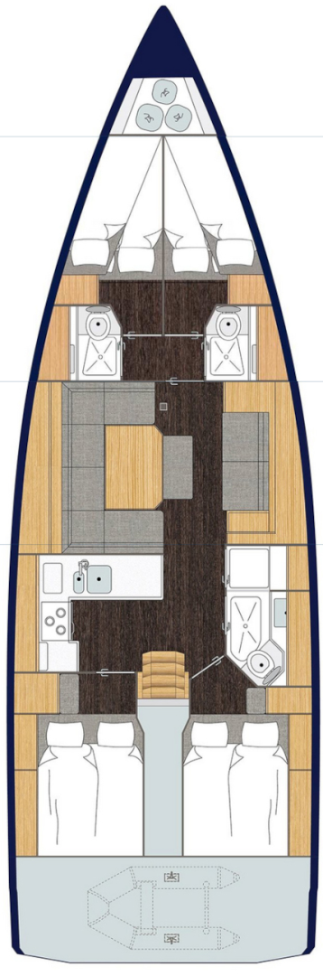 Noleggio Barca a vela a Orsera – Bavaria Bavaria C45