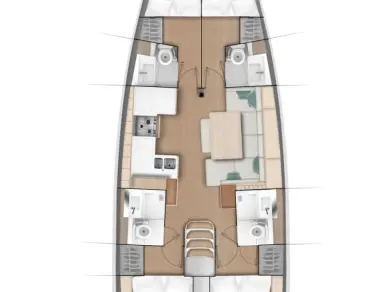 Noleggio barche Primošten economico Sun Odyssey 490