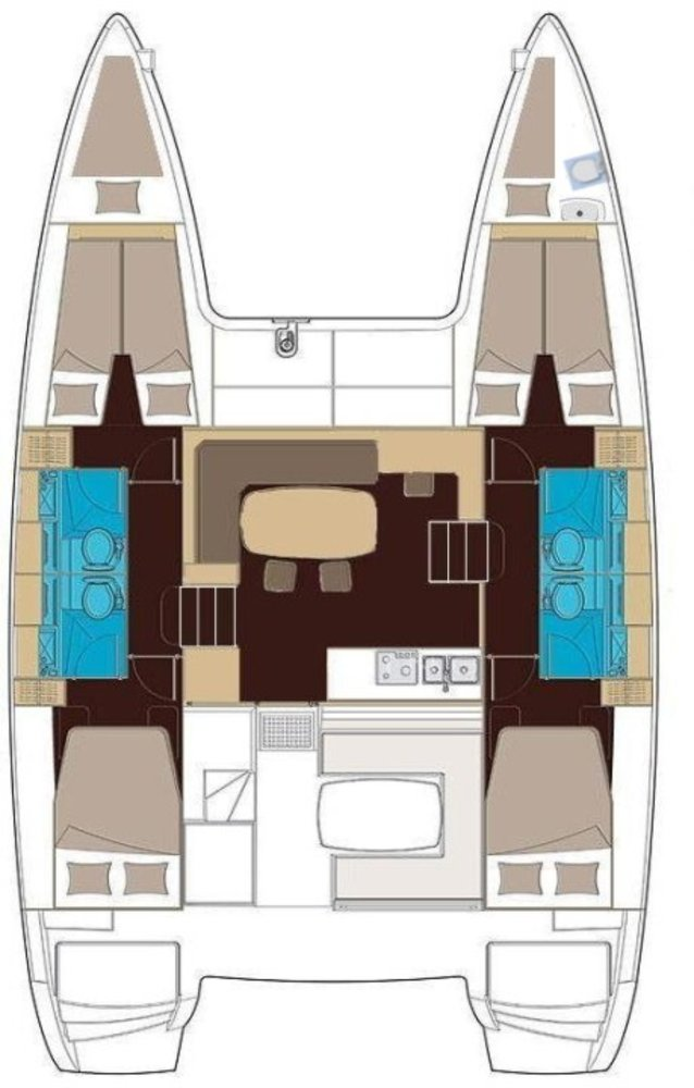 Noleggio Catamarano a Álimos – Lagoon Lagoon 400