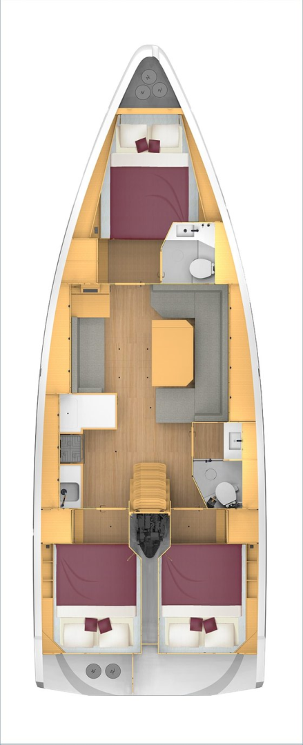 Noleggiare una Bavaria Bavaria C42 a Zaravecchia (Biograd)