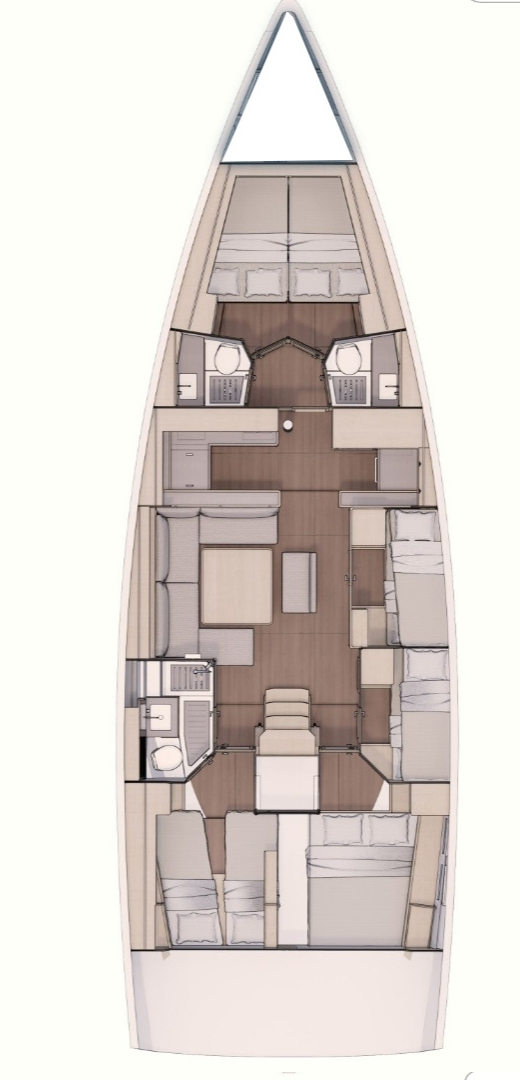 Noleggio barche Dufour Dufour 530 a Vodizze su Samboat