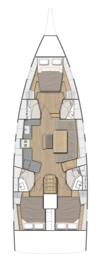 Noleggio Barca a vela a Trogir – Bénéteau Oceanis 46.1