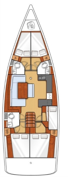 Bénéteau Oceanis 48 da affittare a  Pomer