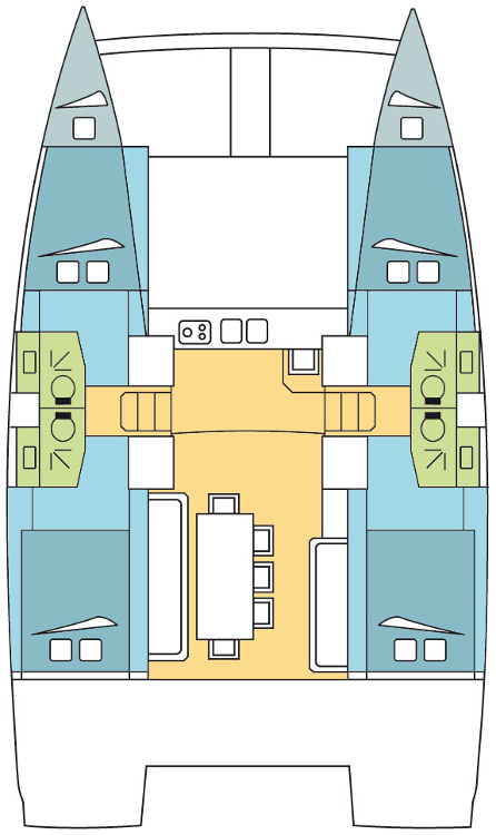 Noleggio Catamarano a Órmos Keramotís – Bali Bali 4.0