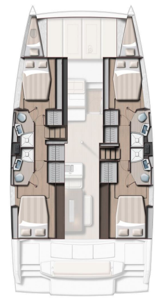Noleggio Catamarano con o senza skipper Bali a Lefkáda