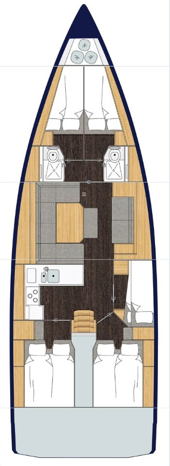 Noleggio barche Pálairos economico Bavaria C45
