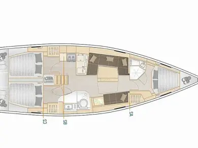 Noleggio Barca a vela Hanse con patente nautica