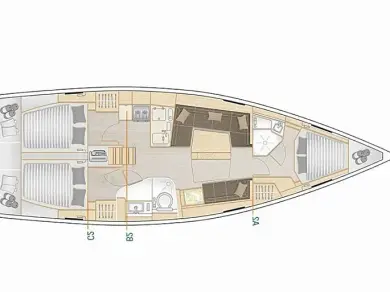 Hanse Hanse 418 da affittare a  Lávrio
