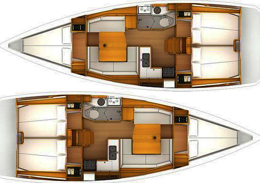Jeanneau Sun Odyssey 389 da affittare a  Gouviá