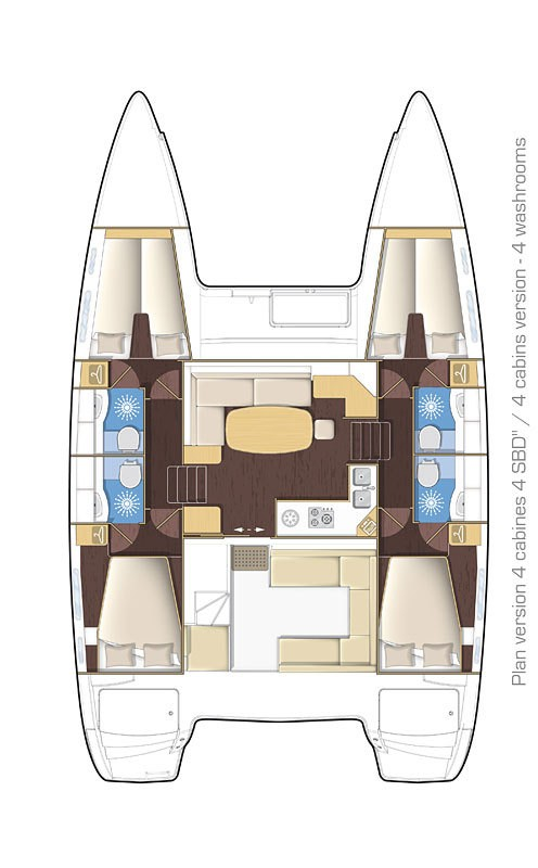Noleggio Catamarano con o senza skipper Lagoon a Turgutreis