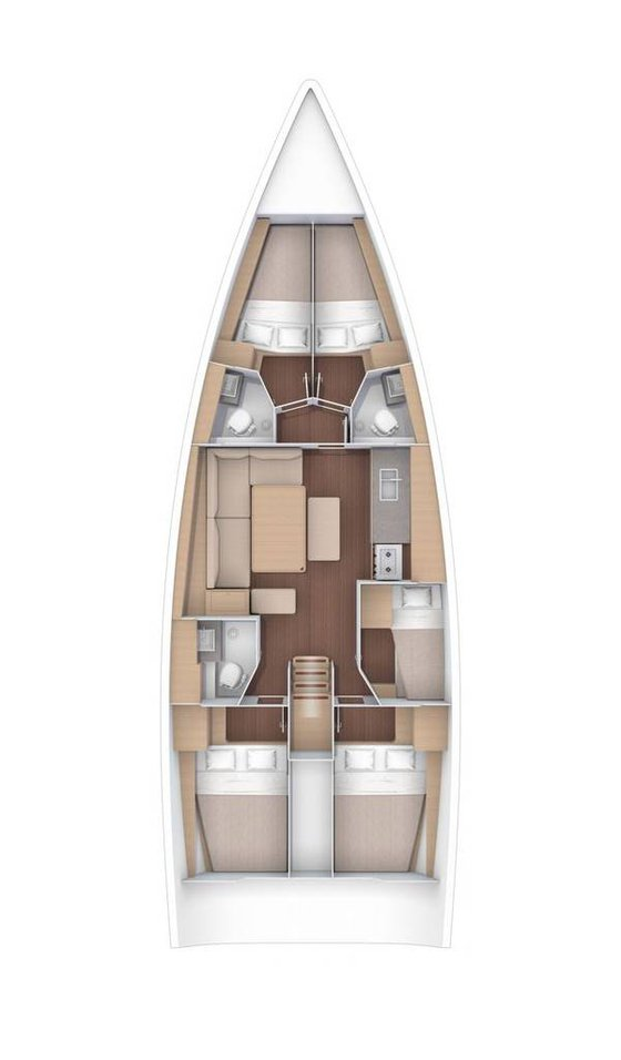 Noleggio Barca a vela a Fethiye – Dufour Dufour 470