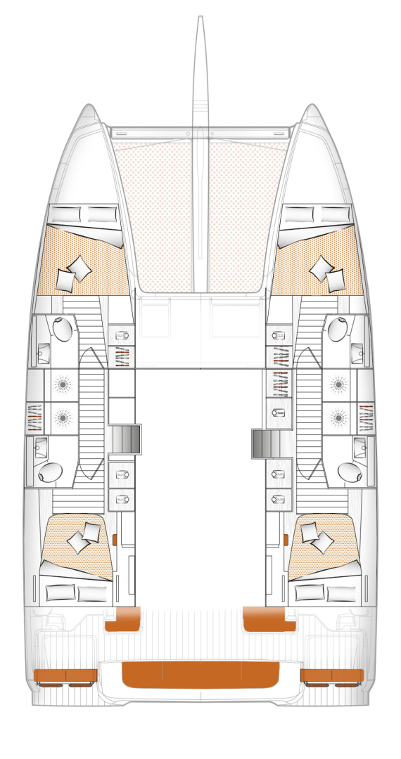Noleggio Catamarano Excess con patente nautica