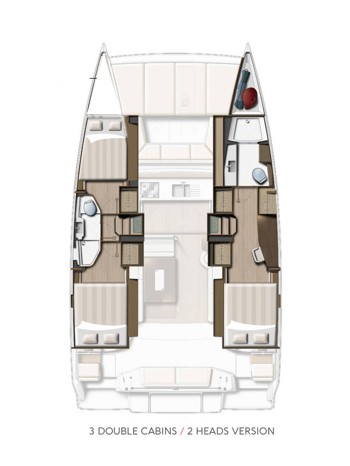 Noleggiare una Bali Bali Catsmart OW - 3 cab. a Sebenico