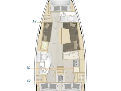 Noleggio a Komolac – Hanse Hanse 388 su SamBoat
