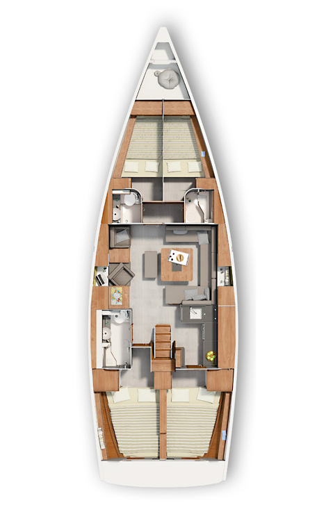 Noleggiare una Hanse Hanse 455 a Komolac