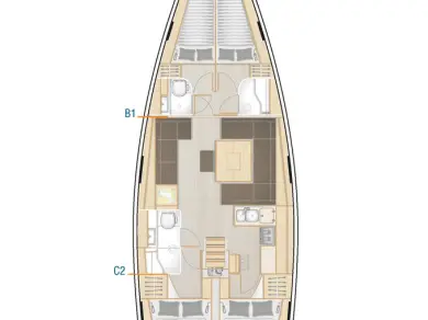 Noleggio barche Hanse Hanse 458 a Seget Donji su Samboat