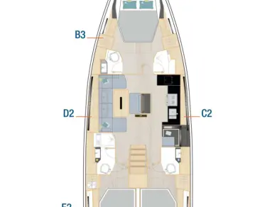 Noleggio Barca a vela Hanse con patente nautica