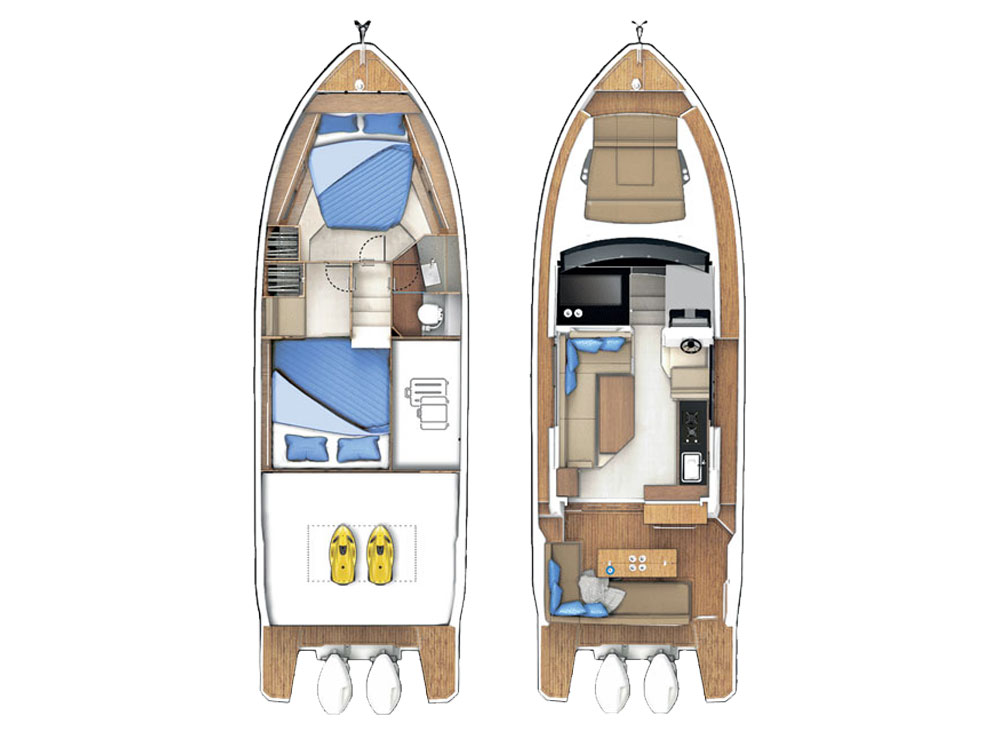 Noleggio barche Sealine Sealine C335V a Castelli su Samboat