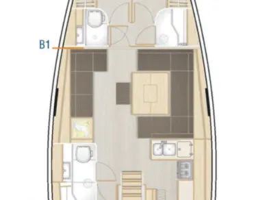 Noleggio barche Hanse Hanse 458 a Castelli su Samboat