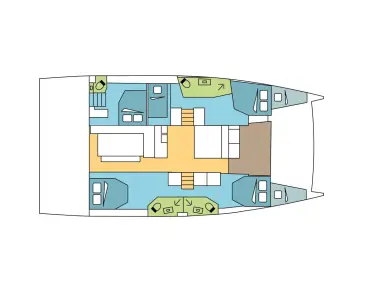 Noleggio Catamarano Bali con patente nautica