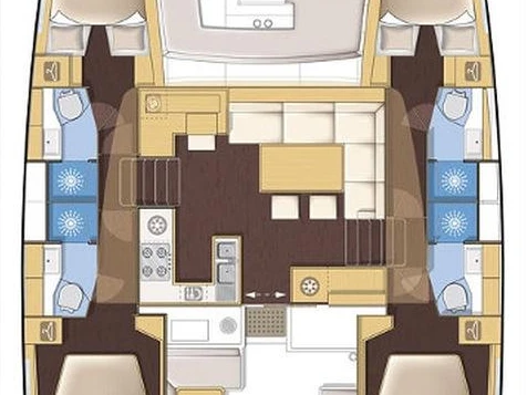 Noleggiare una Lagoon Lagoon 450 Sport Top a Bossoglina