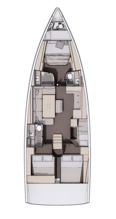 Noleggio Barca a vela a Fethiye – Dufour Dufour 470