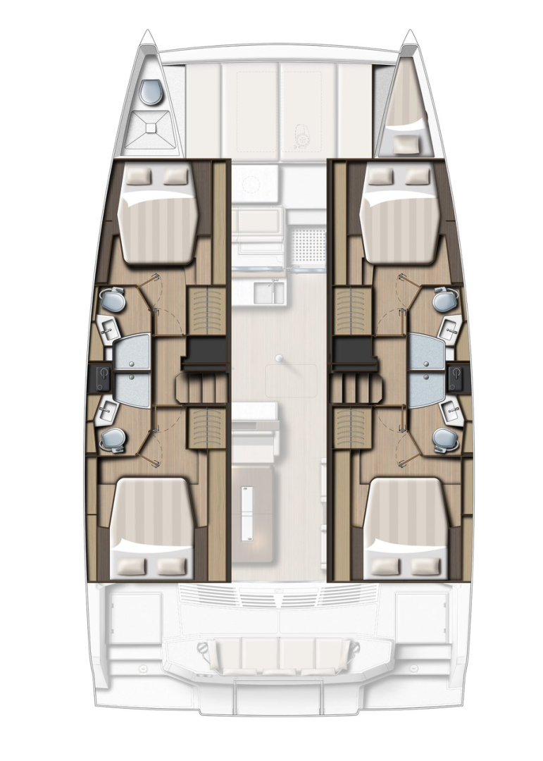 Noleggio Catamarano con o senza skipper Bali a Pirovac