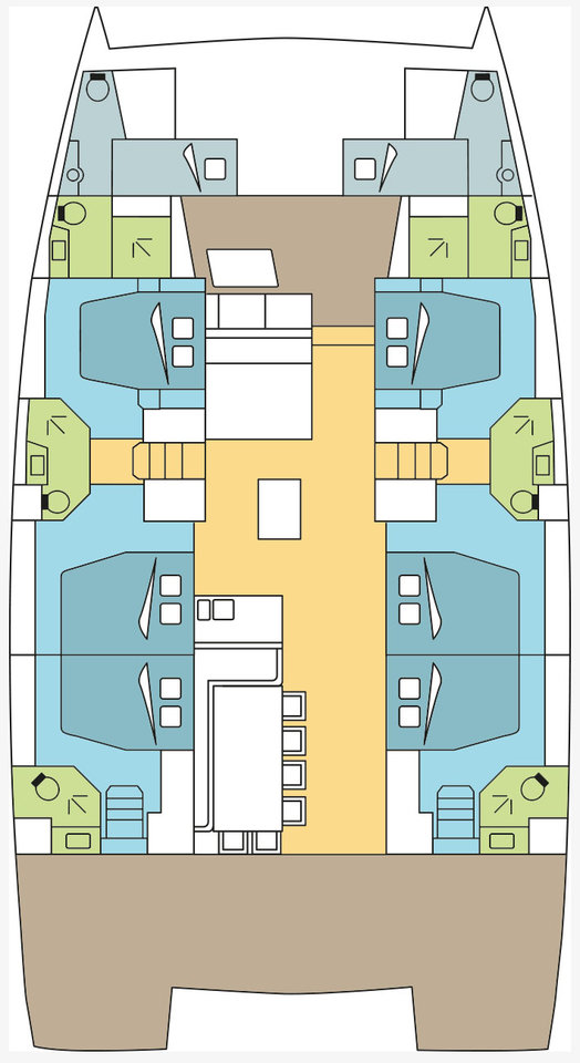 Noleggio Catamarano con o senza skipper Bali a Le Marin