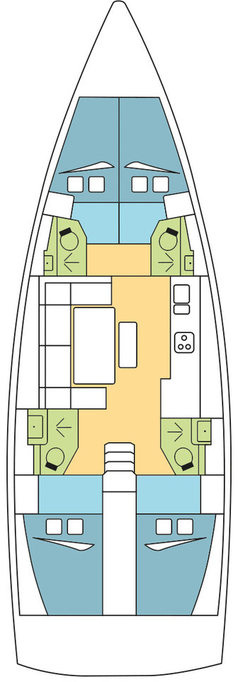Dufour Dufour 460 Grand Large da affittare a  Álimos
