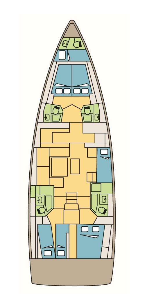 Noleggio barche Dufour Dufour 530 a Saint-Mandrier-sur-Mer su Samboat
