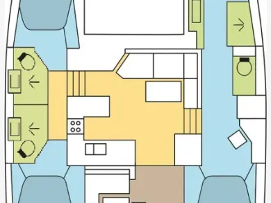 Noleggio Catamarano Fountaine Pajot con patente nautica
