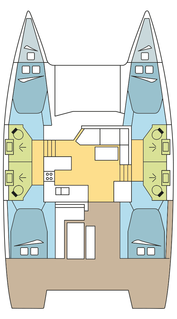 Noleggio a Olbia – Fountaine Pajot Astrea 42 su SamBoat