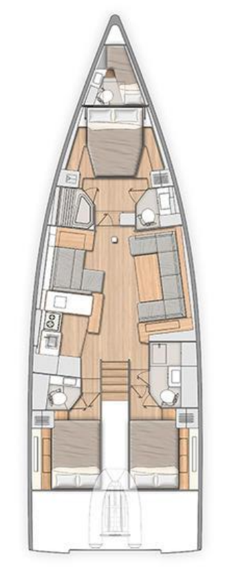 Noleggio barche Bénéteau Oceanis 54 a Castelli su Samboat