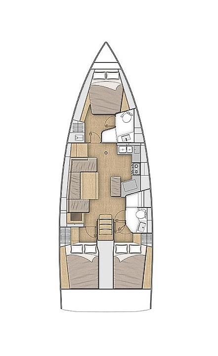 Noleggio Barca a vela a Lefkáda – Bénéteau Oceanis 40.1