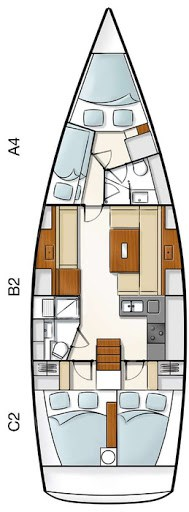 Noleggio barche Pola economico Hanse 430 E