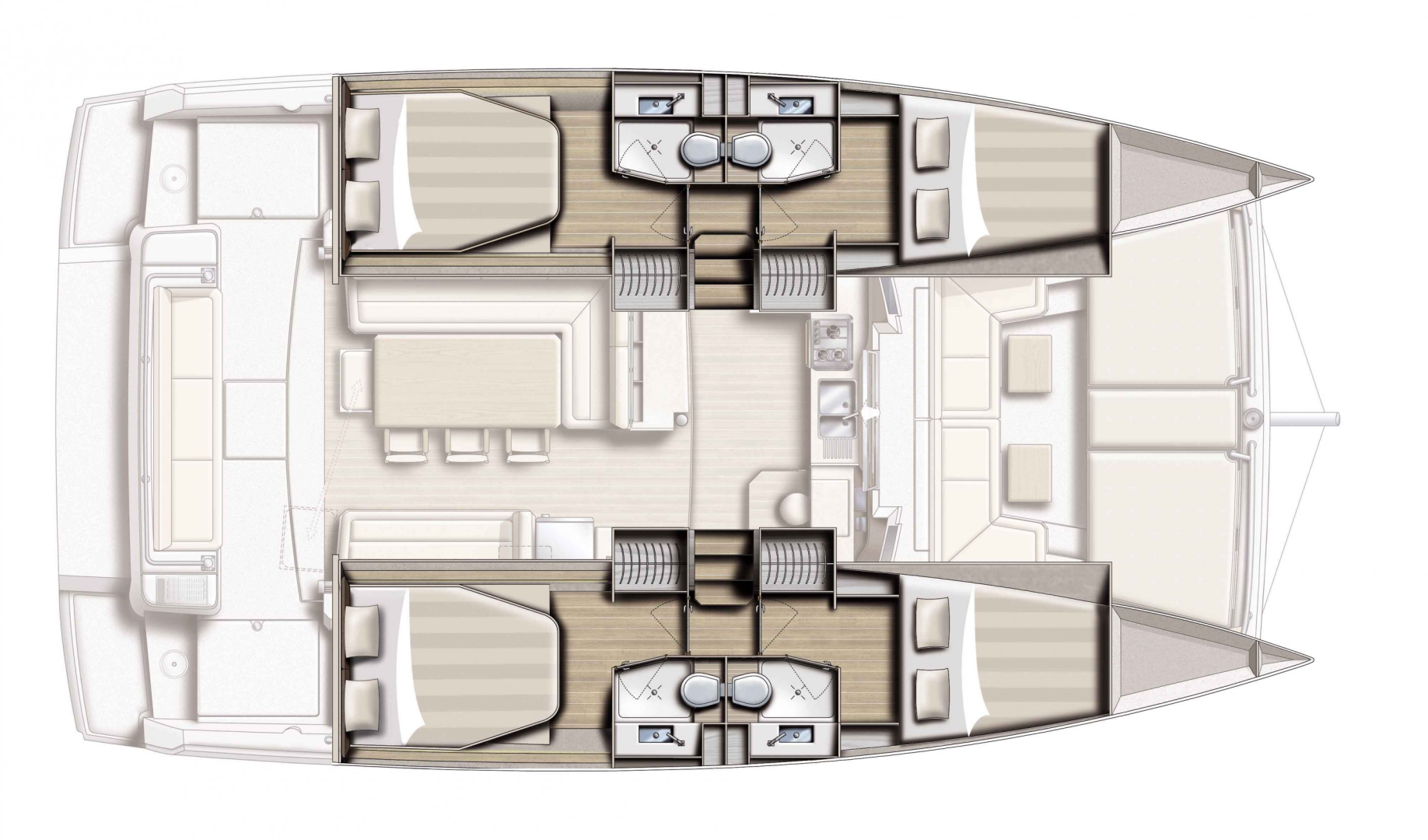 Noleggio Catamarano a Lávrio – Bali Bali 4.1
