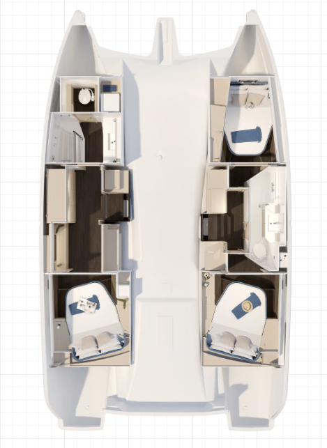 Noleggio Catamarano con o senza skipper Fountaine Pajot a Frenchtown