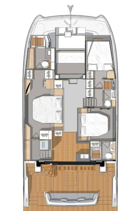 Noleggio Barca a motore Fountaine Pajot con patente nautica