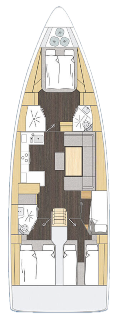 Noleggio Barca a vela Bavaria con patente nautica