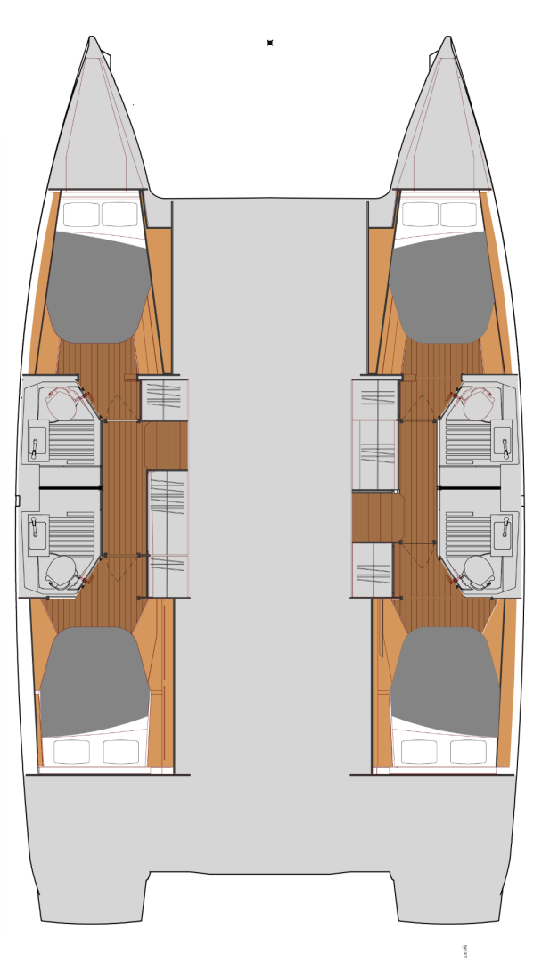 Noleggio Catamarano Fountaine Pajot con patente nautica